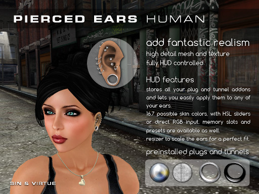 [:S&V:] Pierced Human Ears