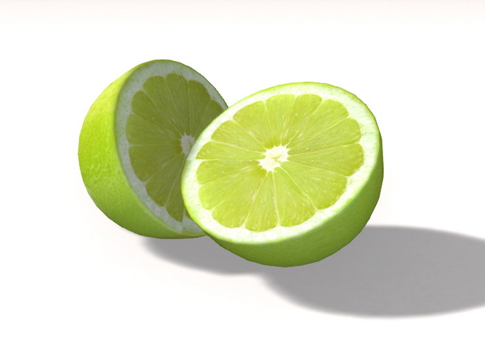 Cut fruit half lime