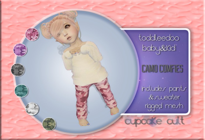 *CC* Camo Comfies - Fatpack