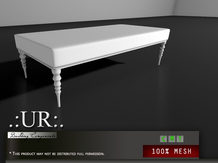 .:UR:. Downton Set - Sofa Table (full perm mesh)