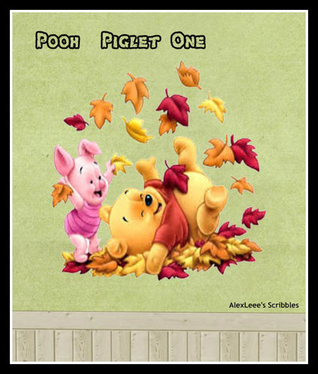 Pooh & Piglet 1 Wall Sticker