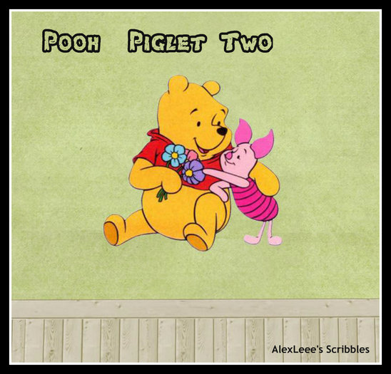 Pooh & Piglet 2 Wall Sticker