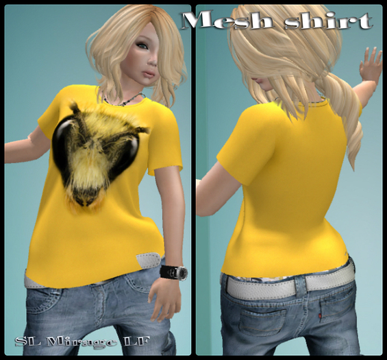 Bee Head Womens MESH Shirt