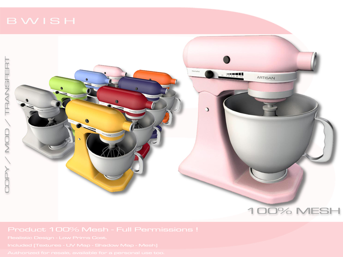 BWish - KitchenAid Mixer 8 Colors