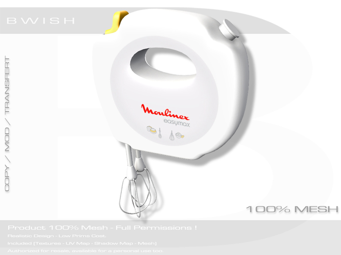 BWish - Handheld Electric Mixer Mesh