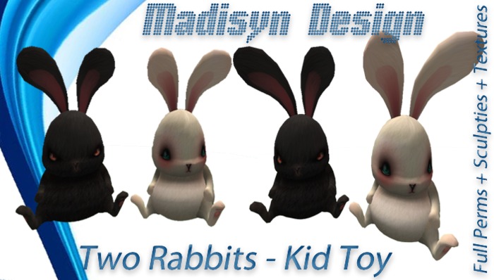 The Two Rabbits : Grumphy and Shy - Kid Toy