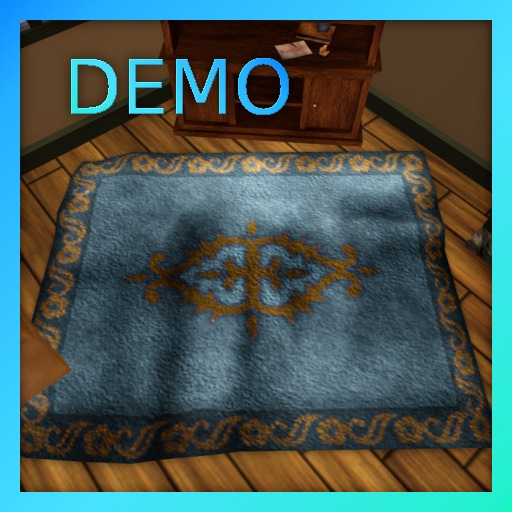 Antique Turquoise Rug. Mesh. DEMO