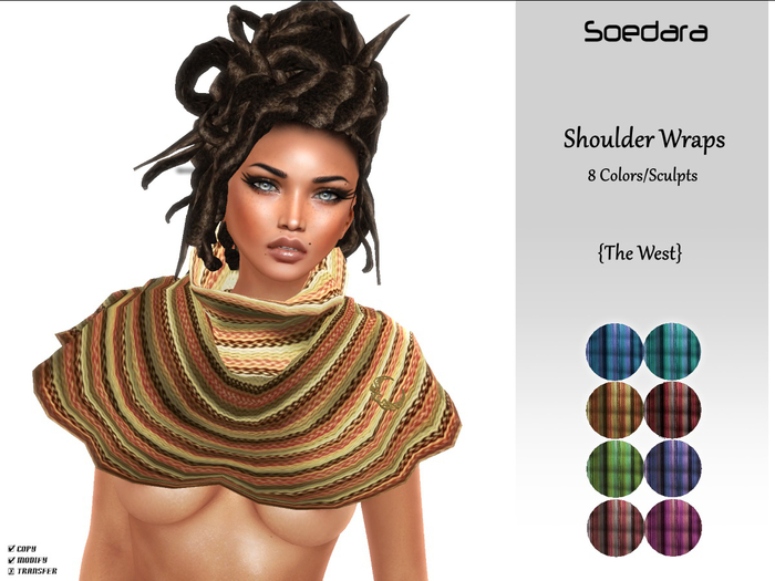 ~Soedara~ Shoulder wrap Maya Pink