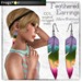 Frogstar feathered earrings poster %28akira%29