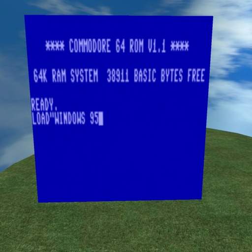 Slum City - Computer Screen (animated) (1 prim)