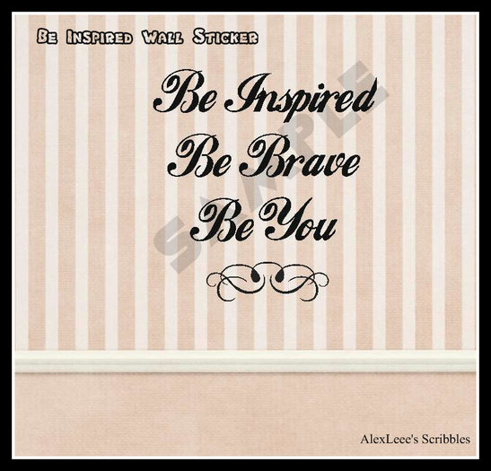Be Inspired Wall Sticker