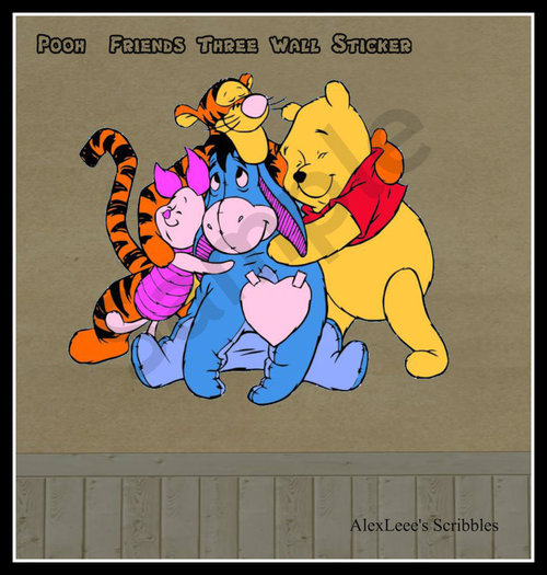 Pooh and Friends 2 Wall Sticker