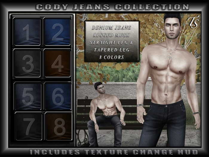 :::DEMO:::TS-Mens-Jeans-Cody Collection