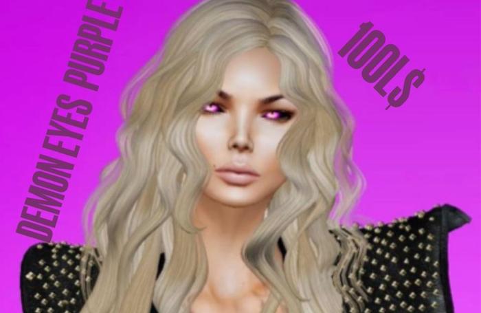 Demon EYES  purple 