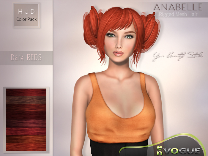 enVOGUE - Hair Anabelle - Dark Reds