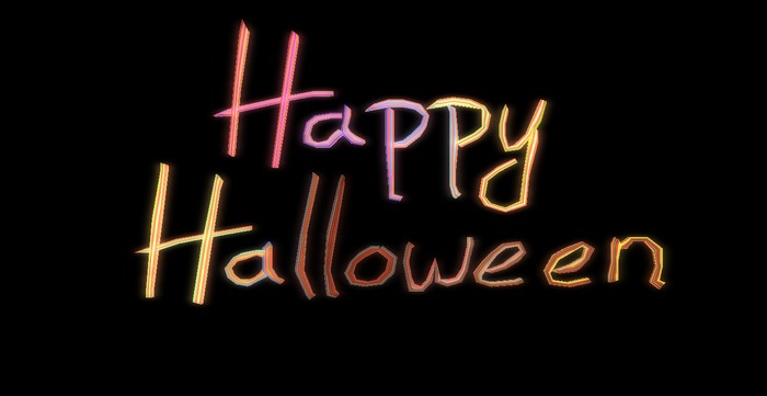Happy Halloween iluminado