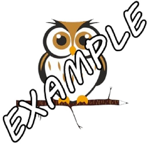BUHO MARRON Y BLANCO