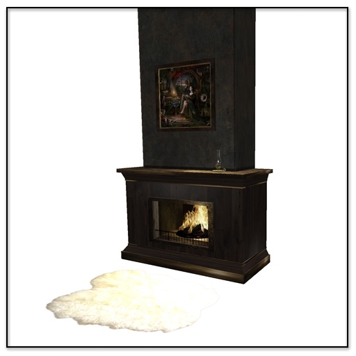 Steampunk Aether Fireplace and Deco - Belle Belle Furniture