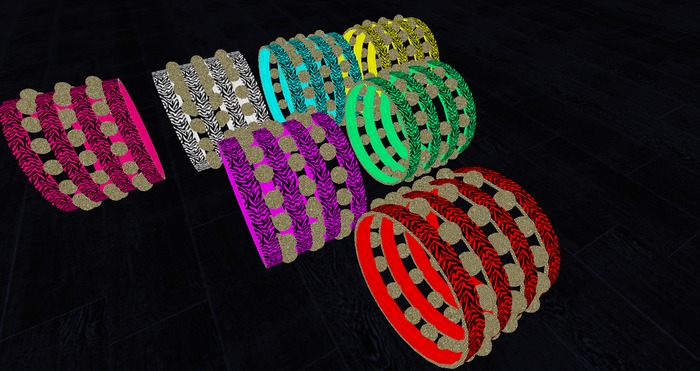 Zebra Bracelet Purple