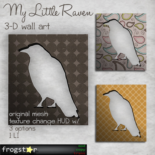 Frogstar - My Little Raven Wall Art