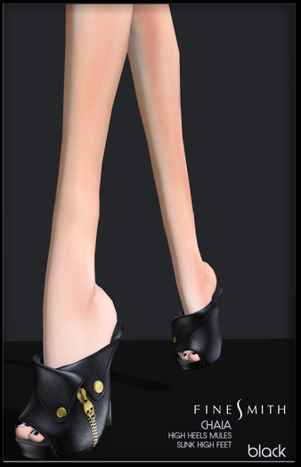 F I N E S M I T H - CHAIA High heels- black