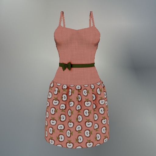 Orange Apple Mesh Dress box