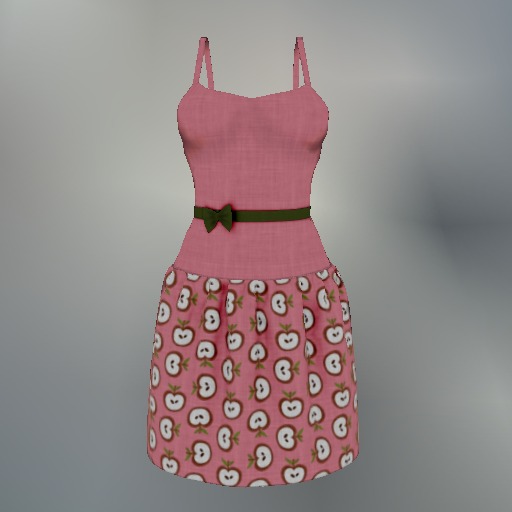 Rose Apple Mesh Dress box