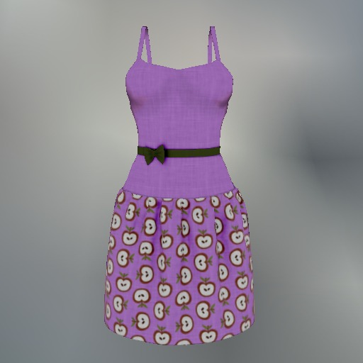 Purple Apple Mesh Dress box