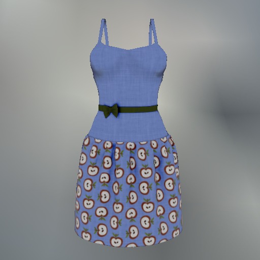 Sky Apple Mesh Dress box