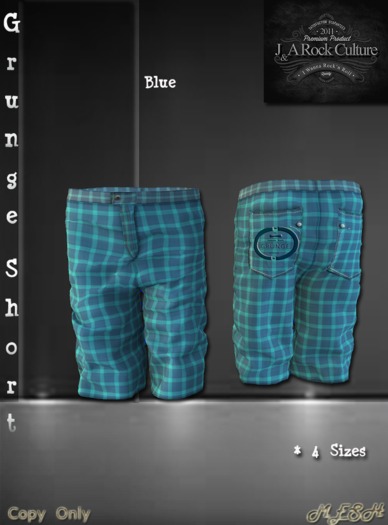 Grunge Shorts Blue