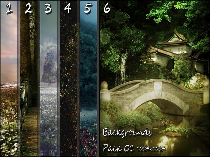 MONOMANIA - BackGrounds - Pack 01