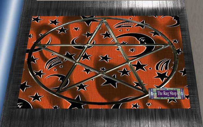 Wizards Silks 1 black & silver Rug