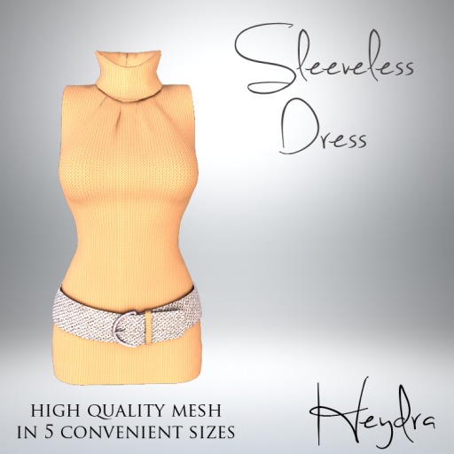 ::HEYDRA:: Sleeveless Dress w/belt Orange
