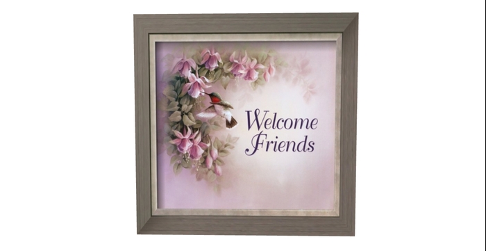 Humming Bird Welcome Sign