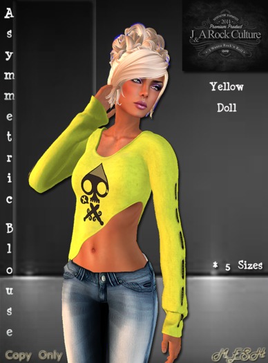 Blouse Yellow Doll