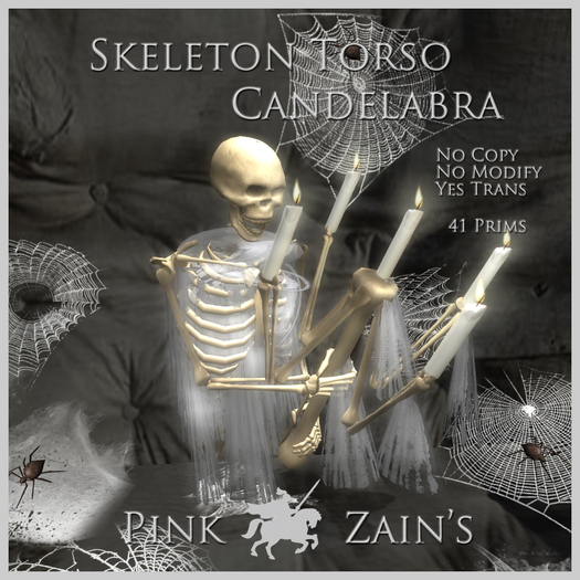 Skeleton Candelabra - Torso