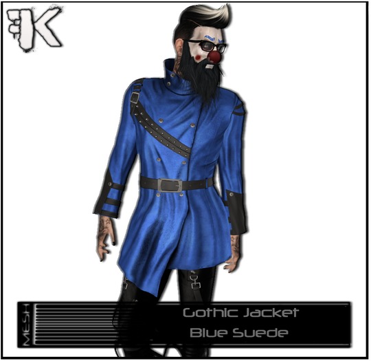 FK! - Gothic Jacket - Blue Suede