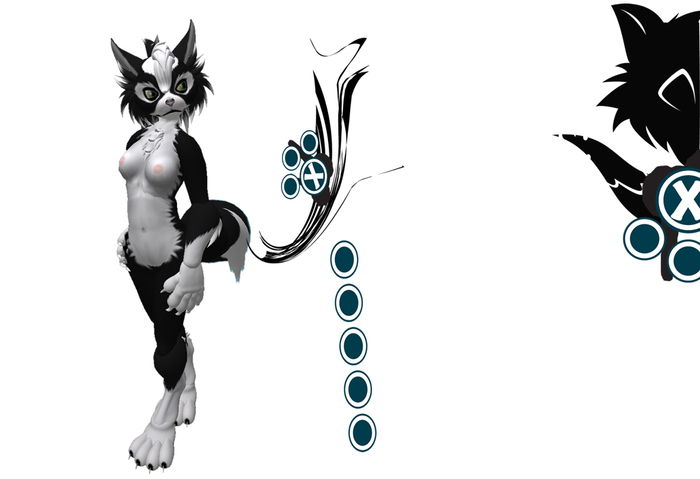 Fantasy Wolf Black Female