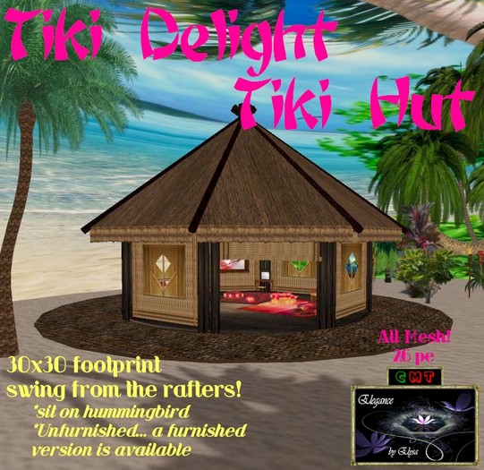 Tiki Delight Tiki Hut (boxed)
