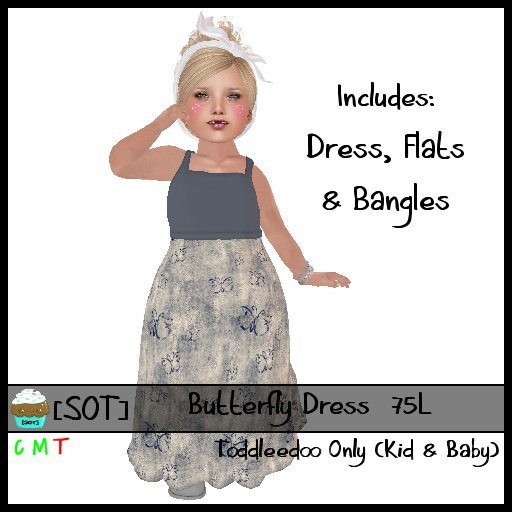 [SOT] Butterfly Dress Smoke