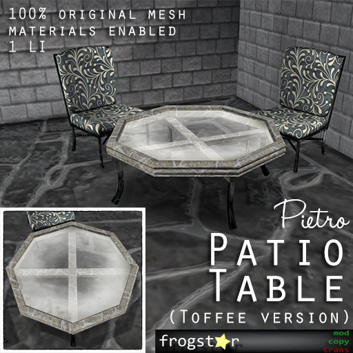 Frogstar - Torcello Mediterranean Patio BOXED
