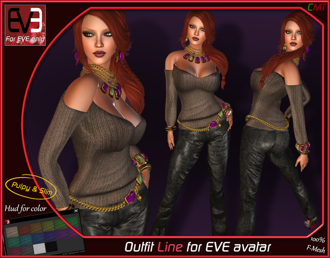 *!* Outfit Line for EVE "for all version Pulpy & Slim "