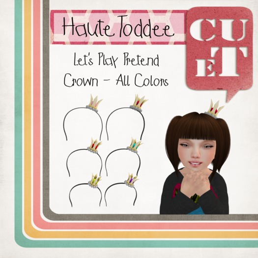 {HT} Play Pretend Crowns - All Colors