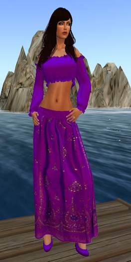 Autumn Gypsy Outfit - Purple
