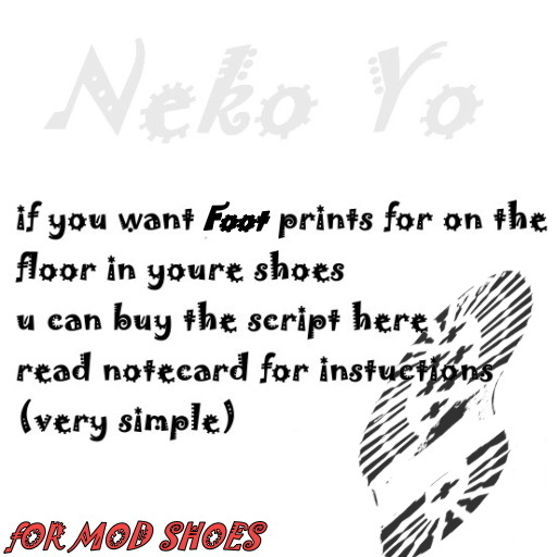 foot prints Shoe