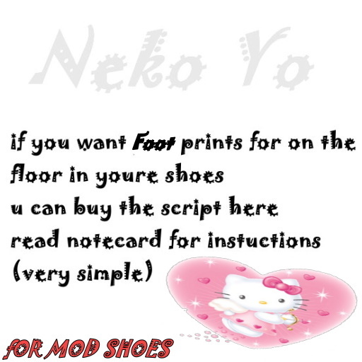 foot prints Kitty