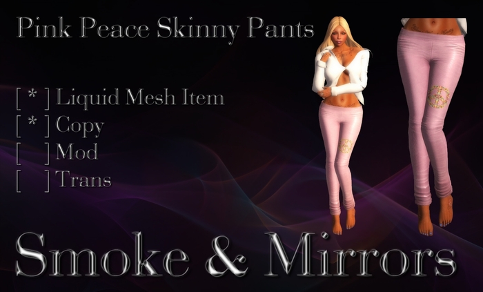 :::::PRIMCESS:::::Pink Peace Skinny Pants