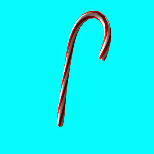 Christmas Candy Cane (1 prim)