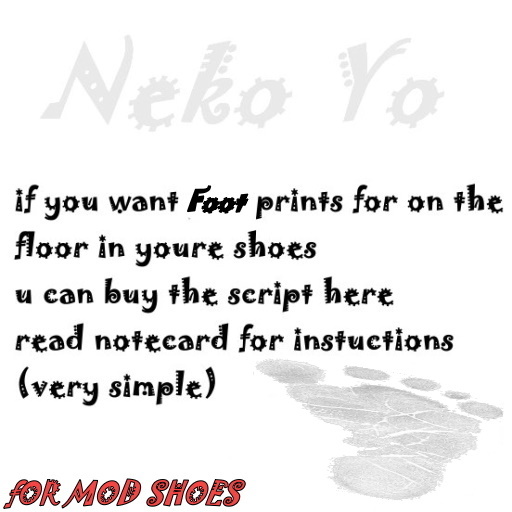 foot prints grey