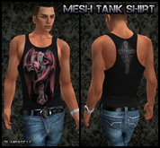 GOTHIC GUARDIAN Mesh Mens T-shirt Tank